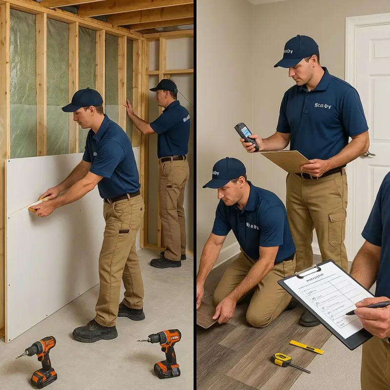 Repairs and Reconstruction process in Scott, LA